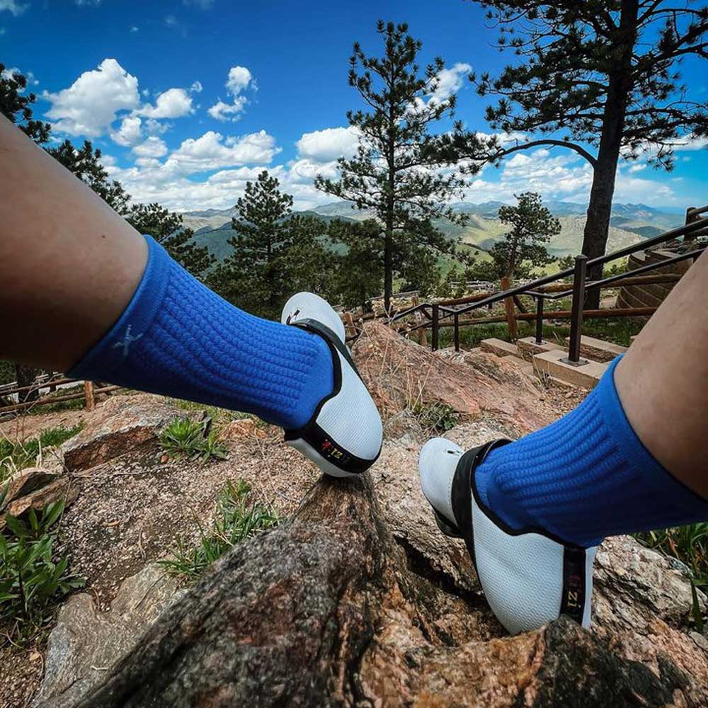 Essential Athletic Socks - Nebula Blue - Small/Medium - Godspeed Socks