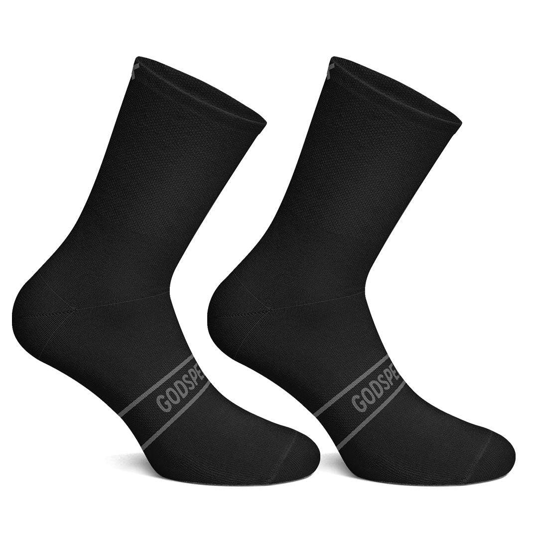 Essential Athletic Socks - Phantom Black - Small/Medium - Godspeed Socks